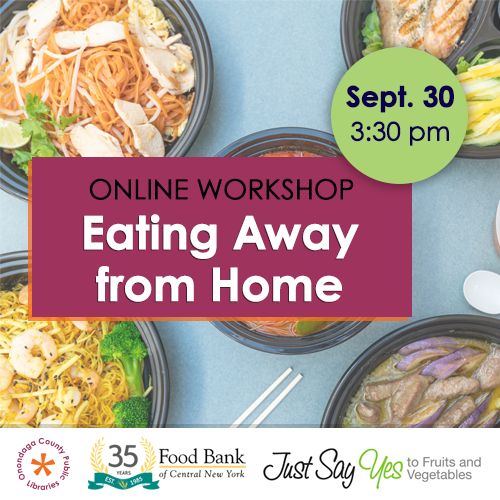 Online Workshop: Eating Away from Home  image